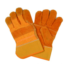 Cow Split Leather Work Glove, Safety Glove, CE Glove